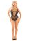 Боді зі стразами Leg Avenue Rhinestone Net and Lace Bodysuit One Size, Black