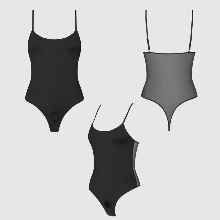 Боді з фіксацією дилдо Strap-On-Me Harness Body Signature – S – Black
