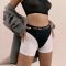 Трусики-бразиліана з фіксацією дилдо Strap-On-Me Harness Lingerie Idole – XL – Black, високі