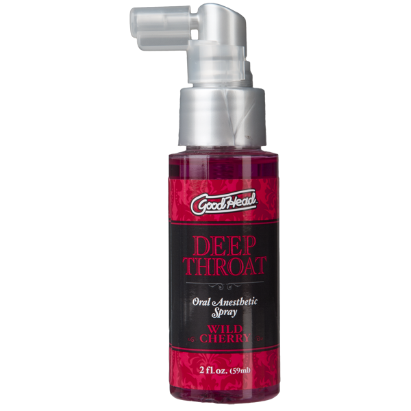 Спрей для мінету Doc Johnson GoodHead DeepThroat Spray - Cherry 59 мл (м'яте паковання!!!)