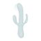 Потрійний вібратор Good Vibes Only – SAGE Triple Stimulation Vibe Soft Silicone – Blue, манливий рух