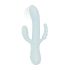 Потрійний вібратор Good Vibes Only – SAGE Triple Stimulation Vibe Soft Silicone – Blue, манливий рух