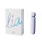 Вакуумний кліторальний стимулятор Zalo Lia Floral White, 3 насадки, 3 режими, різна інтенсивність