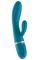Вібратор-кролик Liebe Bend It Plus Ocean Blue, гнучкий, 2 мотори, 10 режимів