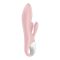Вібратор-кролик надувний Satisfyer Air Pump Bunny 3, 12 режимів, подвійний відросток