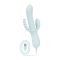 Потрійний вібратор Good Vibes Only – SAGE Triple Stimulation Vibe Soft Silicone – Blue, манливий рух