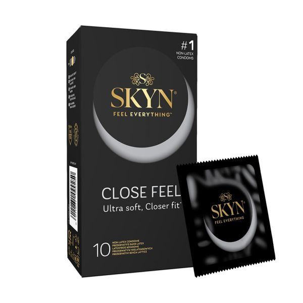 Безлатексні преміум-презервативи SKYN Close Feel 10 шт (м'яте паковання!!!)