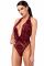 Боді Noir Handmade F386 Kink Royal cascade bodysuit S