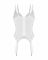 Корсет Obsessive Arrowel White corset S/M, з підв’язками для панчіх