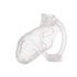 Клітка для пеніса LOCKINK SEVANDA Plastic Penis Chastity Cage, прозора, 3 кільця різних розмірів
