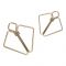 Затискачі для сосків LOCKINK Minimalism Nipple Clamps, золотисті