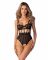 Боді Obsessive Hersis crotchless teddy L/XL
