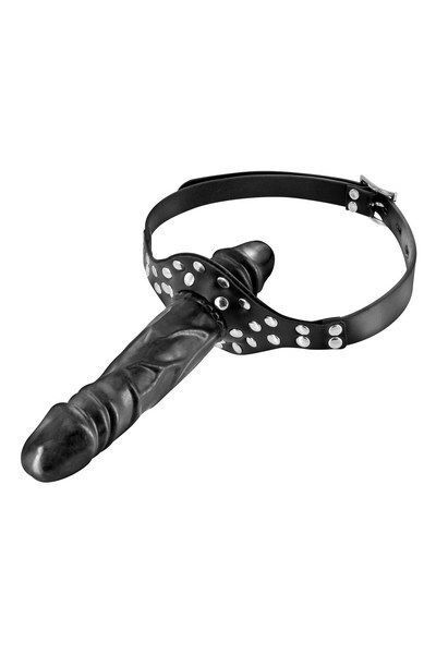 Кляп з подвійним фалоімітатором Fetish Tentation Double Penis Gag (м'яте паковання!!!)