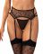 Панчохи-стокинги Obsessive Isinne garter stockings S/M/L (м'яте паковання!!!)