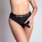 Трусики-бразиліана з фіксацією дилдо Strap-On-Me Harness Lingerie Idole – M – Black, високі