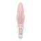 Вібратор-кролик надувний Satisfyer Air Pump Bunny 3, 12 режимів, подвійний відросток