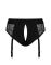 Мереживні трусики для страпона з підв’язками для панчіх Strap-On-Me DIVA HARNESS - XS
