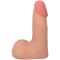 Фалоімітатор Doc Johnson The Realistic Cock ULTRASKYN - 5" with Balls Vanilla (надрив паковання!!!)