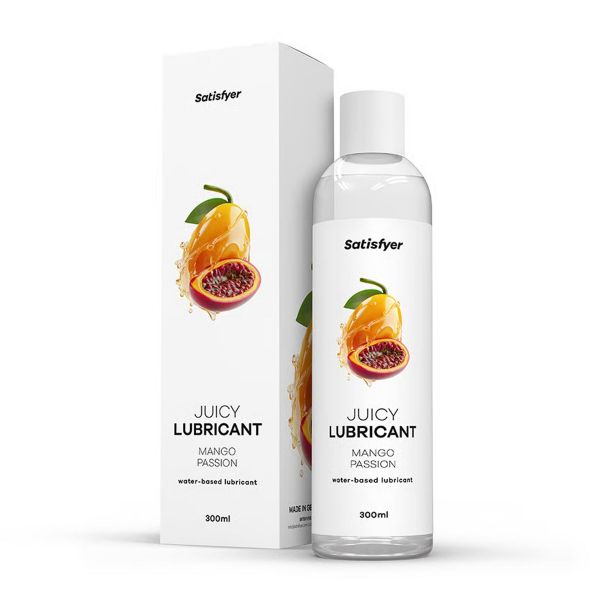 Лубрикант на водній основі Satisfyer Juicy Lubricant Mango & Passion 300 мл (м'яте паковання!!!)