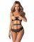 Боді Obsessive Euridia crotchless teddy M/L