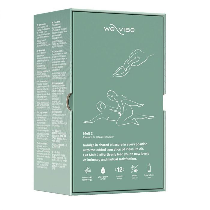 Вакуумний смарт-стимулятор для пар We-Vibe Melt 2 Sage (розводи на пакованні)