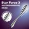 Металевий дилдо Satisfyer Star Force 3, двосторонній, можна нагрівати та охолоджувати, дуже важкий