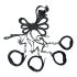 Розтяжка на ліжко Punishment – 5-Piece Bed Restraint Kit – Black, 5 предметів