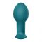 Анальна пробка Fun Factory B BALLS UNO Bottle Green, рухома кулька всередині