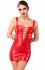 Сукня Noir Handmade F364 Bombshell Lace-Up Mini Dress Red S