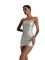 Мінісукня D&A, M, white, nylon-lycra відкриті плечі з блискавкою на всю довжину