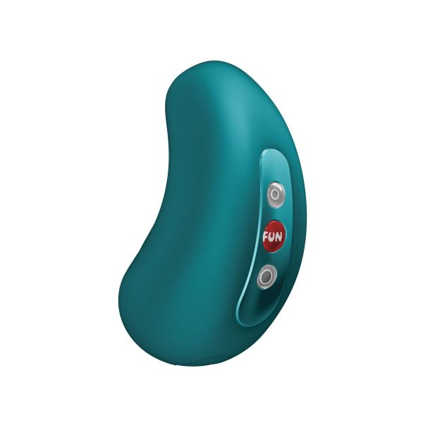 Вакуумний стимулятор з вібрацією Fun Factory Cherie Bottle Green, 11 + 12 режимів роботи, перезаряджуваний