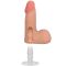Фалоімітатор Doc Johnson The Realistic Cock ULTRASKYN - 5" with Balls Vanilla (надрив паковання!!!)