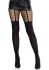 Колготки Leg Avenue Garter Illusion Tights with Net Detail One Size Black