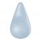 Вібратор для зовнішньої стимуляції Satisfyer Dew Drop Blue, 2 мотори, 12 режимів, м’який корпус