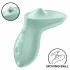 Вібратор для клітора з перлинною стимуляцією Satisfyer Exciterrr Mint, 2 незалежні мотори