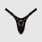 Трусики для страпона Strap-On-Me Leatherette Harness Fabulous - One Size - Black Glossy