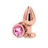 Анальна пробка NS Novelties Rear Assets - Rose Gold - Medium - Pink