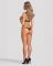 Комплект Obsessive Euridia 2-pcs crotchless set XL/2XL