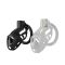 Клітка для пеніса LOCKINK SEVANDA Plastic Penis Chastity Cage, чорна, 3 кільця різних розмірів