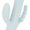 Потрійний вібратор Good Vibes Only – SAGE Triple Stimulation Vibe Soft Silicone – Blue, манливий рух