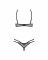 Комплект Obsessive Euridia 2-pcs crotchless set XL/2XL