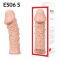 Насадка на член Kokos Extreme Sleeve ES.06 розмір S, потовщувальна, стимулюючий рельєф