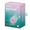 Вакуумний кліторальний стимулятор з вібрацією Satisfyer Mermaid Vibes Mint/Pink, 2 мотори