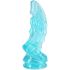 Фентезійний фалоімітатор Doc Johnson Crystal Jellies - Invader Dong 8.5 Inch - Teal