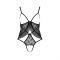 Боді монокіні з відкритими грудьми Passion JUSTINA BODY XXL/XXXL, black
