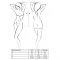 Боді Passion MELANIA BODY L/XL, black