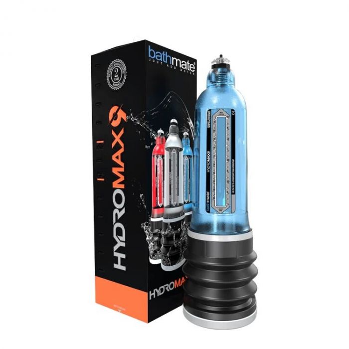 Гідропомпа Bathmate Hydromax 9 Blue, для члена довжиною від 18 до 23см, діаметр до 5,5 см