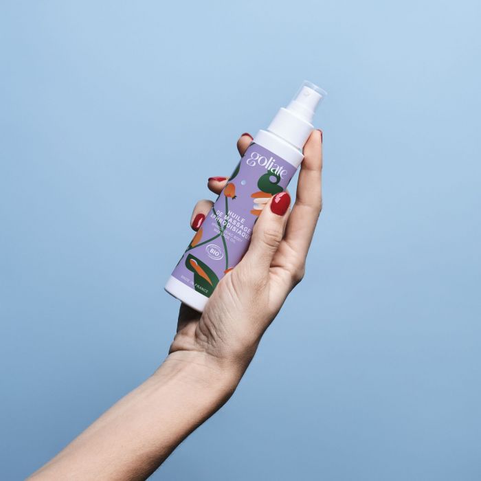 Масажна олія Goliate Huile De Massage Aphrodisiaque 100 мл, органічна, зігрівальний ефект