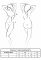 Боді Passion VELMORE BODY blue L