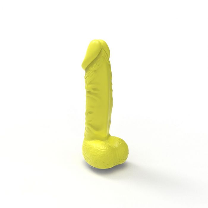 Мило у формі пеніса Pure Bliss BIG Yellow, крафтове мило-член, натуральне